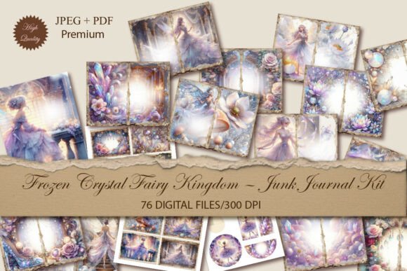 Download Frozen Crystal Fairy Kingdom Junk Journa - Crystal Collection