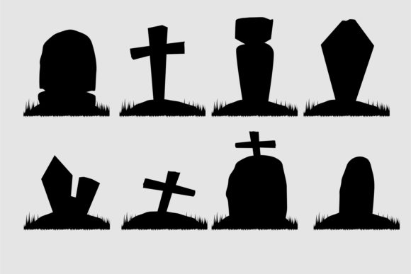 Download Cemetery Set. Graveyard Vector SVG - Graveyard vector Collection