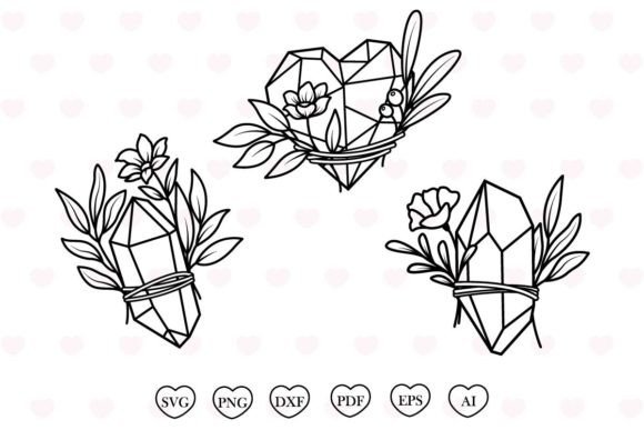 Download Floral Crystal Svg Flower Svg - Crystal Collection