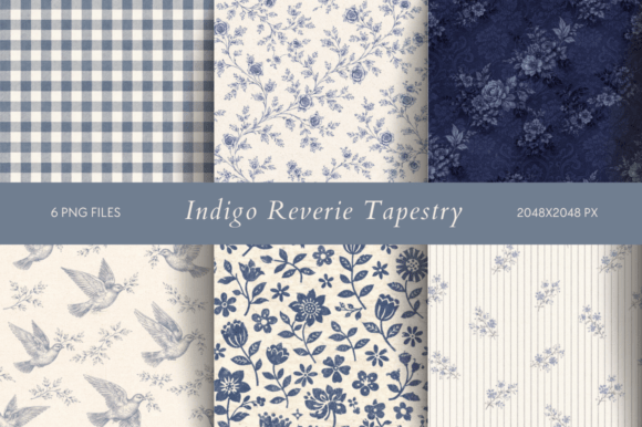 Download Indigo Reverie Tapestry - Indigo Collection