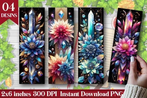 Download Magic Crystal Flower Bookmarks - Crystal Collection