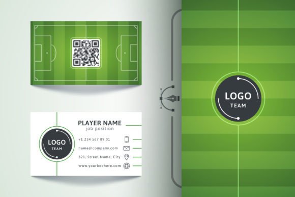 Download Soccer Template Business Card - Template business card Collection